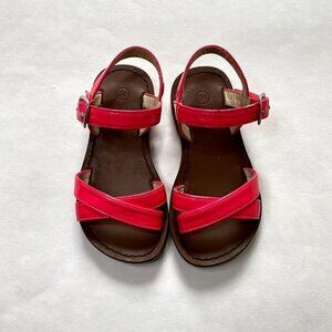 Mini Boden Pink Strappy Sandals 8